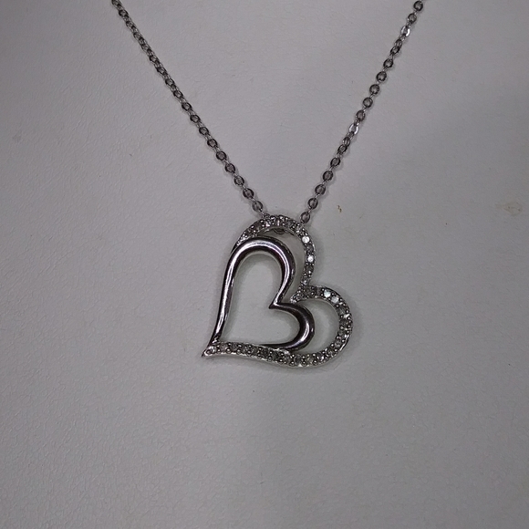 Kay Jewelers Jewelry Firm Lower Pricekay Sterlingdiamond Necklace Poshmark